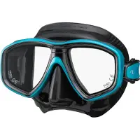 Tusa Freedom Ceos – Duikmasker met twee lenzen, comfortabele pasvorm dicht op het gezicht, Freedom Technology voor comfort en prestaties, hypoallergeen silicone – Zwart/Groen – M-212QB OG