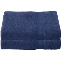 De Witte Lietaer Douchelaken Stéphanie Blue Indigo (Set van 2)