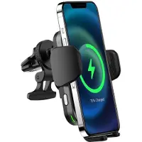 Rixus Wireless Car Charger Mount Black 15W
