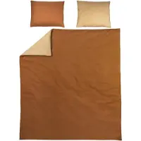 Meyco Uni Dekbedovertrek Camel / Warm Sand 200 x 200 / 220 cm