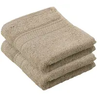 De Witte Lietaer Gastendoek De Witte Lietaer Stephanie Humus (30 x 50 cm) (set van 2)