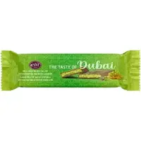 Elit Dubai chocolade reep - pistache creme met kadayif - 30gr