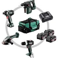Metabo KIDLE 4.1.3 (172729) Combiset | 4 machines, 3 accu's en lader