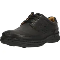 Clarks - NATURE THREE - Vrije tijdsschoenenHeren veterschoenHeren sneakersCasual - Kleur: Zwart - Maat: 41