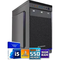 Screenon Intel Compleet PC | Intel Core i5 | 16 GB DDR4 | 500 GB SSD | Windows 11 Pro + WiFi & Bluetooth