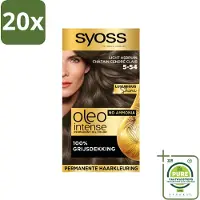 Syoss Oleo Intense - Haarverf - 5-54 - Licht Asbruin - 115ml x 20
