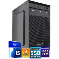 Screenon Intel Computer | Intel Core i5 | 16 GB DDR4 | 1 TB SSD | Office Desktop PC | Windows 11 Pro | met 3 jaar online helpdesk + WiFi & Bluetooth