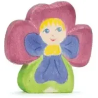 Ostheimer speelfiguur bloemenkind viooltje van karton multicolor.