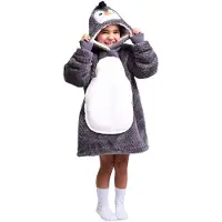 Breba trading Knuffel hoodie 3-6 jaar pinguin