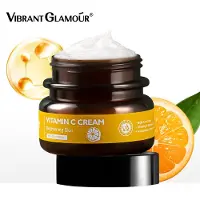 VIBRANT GLAMOUR Vitamine C Crème – Anti-Aging Gezichtscrème – Dag- & Nachtcrème – Tegen Rimpels – Vitamine C Huidverzorging
