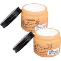 UpCircle - 99% Natuurlijk Moisturizer - Vegan - Voor Alle Huidtypes - Met Arganpoeder, Aloe Vera en Cacaoboter - 2 x 60 ml
