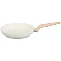 Oliver Voltz - Koekenpan - Ø 20 cm - Beige / Crème - Marmeren Coating - PFAS Vrij - Geschikt voor alle Warmtebronnen - Gas - Inductie - Elektrisch - Keramisch