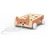 Speedy Monkey Fox Blocks Cart Oranje Kinderen
