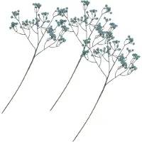 Chaks Kunstbloem Gipskruid - 3x - 60 cm - blauw - tak - kunst bloem - Gypsophila