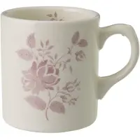 Royal Boch Fleurs Rouges beker 33cl roze decor - Set van 2 stuks