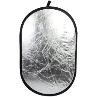 Starblitz 2-in-1 Ovaal Reflectiescherm Goud / Zilver 71 x 112 cm