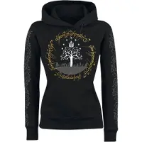 The Lord Of The Rings Trui met capuchon - Journey - S tot XXL - voor Vrouwen - zwart | Maat XXL