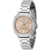 Invicta Elite Diamond 48729 Dames Horloge - Quartz Uurwerk - Roestvrij Staal met rosegouden Wijzerplaat - 32mm - Met 72 diamanten