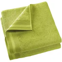De Witte Lietaer Douchelaken Contessa Lime Green (70 x 140 cm) (set van 2)
