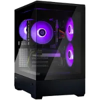 Peta GamePC Panoramic View P30 – AMD Ryzen 5 7600X3D – Nvidia GeForce RTX 5060 Ti 8GB – 32GB RAM – 4TB M.2 SSD – Zwart - High-End Gaming & Streaming PC – Windows 11 Pro – Wifi – RGB Aquarium Behuizing