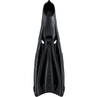 Tusa Solla - High-Performance full-foot duikvinnen met ForcElast-technologie en 20° angled blade design voor efficiënte voortstuwing - Zwart/Zwart - FF-23 - Maat XS (36–37) - (23–23,5 cm)