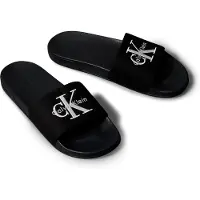 Calvin Klein Jeans Muiltjes 'ESS' zwart / wit
