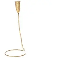 HBX natural living Kandelaar Astan metaal 11,5xh38,3cm goud goud Metaal