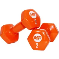 Muscle Power Vinyl dumbbells MP920 2 x 2 kg