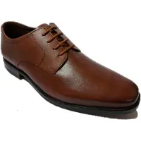 Clarks Clarksvoor mannen. 26162017 Howard Walk bruin leren schoenen (40), Leer, Plat, Veters, Casual