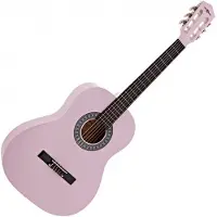 Gear4Music 3/4 Classical Guitar Pink by