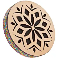 Gear4Music Life Stream Drum 8 Inch Light Natural