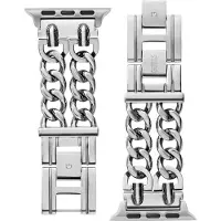 GUESS Apple Band (38Mm-40Mm) Apple Bands Zilveren Toon Armband: 100% Roestvrij Staal Not Applicable CS2014S1