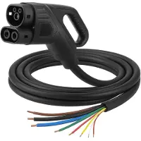 Loady laadkabel CCS type 2 met open einde - DC lader 5 meter - 300A