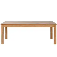 Vente-unique Uitschuifbare eettafel voor 8 tot 12 personen met eiken fineer - Natureel - FOMIREL