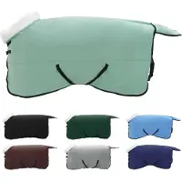 vidaXL Paardendeken Volledig Donkergroen 125 cm Polar fleece