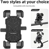 RockBros - 25210032001 - - 25210032001 - telefoonhouder - voor - een - fiets - op - het - stuur - zwart