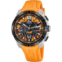 Lotus Analoog horloge oranje