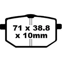 EBC Fa Series Organic Fa118 Remblokken