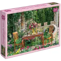 Tucker's Fun Factory Theetijd in de Tuin - Legpuzzel (1000 stukjes) -