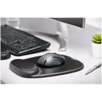 Kensington Ergonomische Muismat met Polssteun van Gelvulling - Zwart