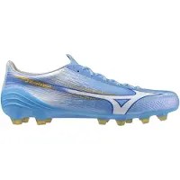 Mizuno Alpha III Elite Gras Voetbalschoenen (FG) Blauw Wit Goud