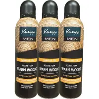 Kneipp Men Warm Woods - Douche schuim - voordeelverpakking 3 x 200 ml