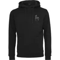 Mister tee Sweatshirt zwart / wit