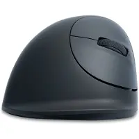 R-Go Tools Ergonomische muis Bedraad / Draadloos met bluetooth Zwart