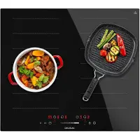 Cecotec Bolero Squad I 4001 Flex, zwart, inbouwmodel, 59 cm, inductiekookplaat met zones, 4 zones, 4 zones