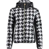 Mountain Peak Dames hoodie met rits van twee materialen met borstbadge