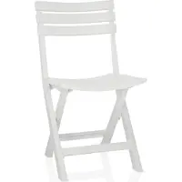 Hjh LIVING Tuinstoel / klapstoel TRAVANO kunststof wit