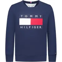 Tommy Hilfiger Sweatshirt 'Heritage' marine / rood / wit