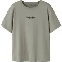 Name it Shirt 'NKMBrody' greige / zwart