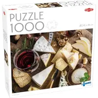 Tactic A Cheese Plate – Puzzel – 1000 stukjes – Culinaire Kaasplank – Sfeervolle Foodfotografie – Hoogwaardige Scandinavische Kwaliteit